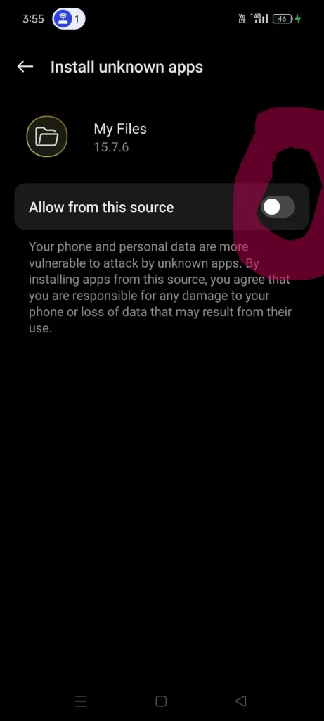 GBWhatsApp Toggle On